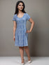 Highlighted Princess Seam Scoop Neck Dress - D2037